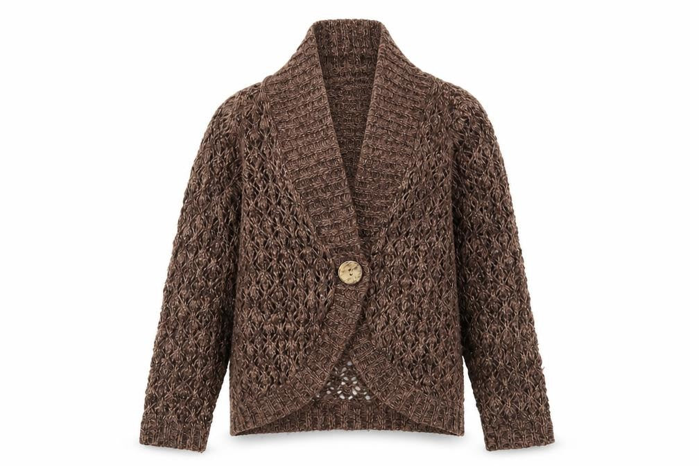 CASAMIA Womens Brown   Cardigan Jumper Size M