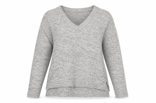 Front view of Next women’s grey jumper, size UK 10