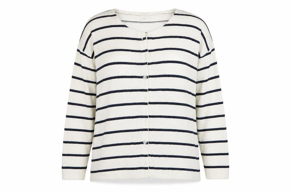 C&A Womens Multicoloured Striped  Cardigan Jumper Size L