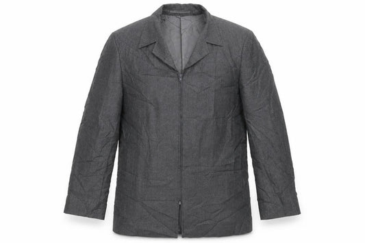 Front view of Tom Wolfe men’s grey jacket blazer, size M