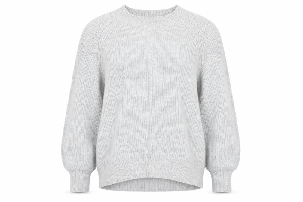 Front view of Marks & Spencer women’s grey jumper, size M