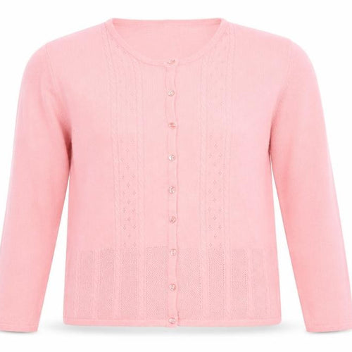 Tayberry Womens Pink   Cardigan Jumper One Size