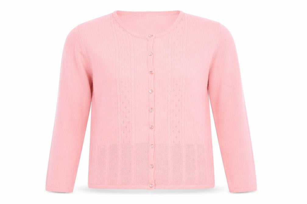Tayberry Womens Pink   Cardigan Jumper One Size