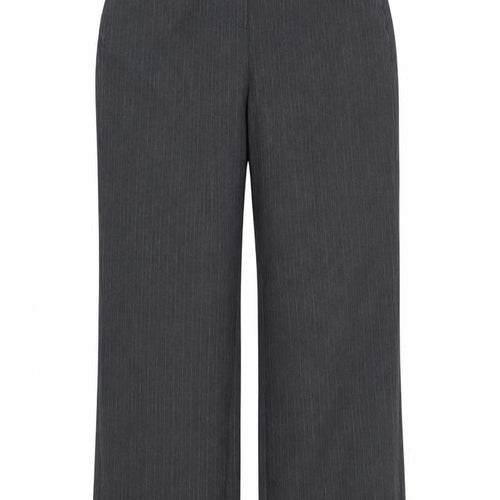 BM Womens Grey Striped  Trousers  Size 14 L26 in