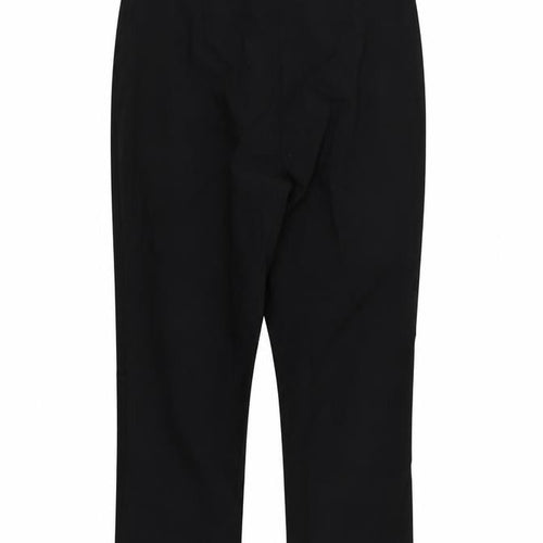 Papaya Womens Black   Trousers  Size 12 L20 in