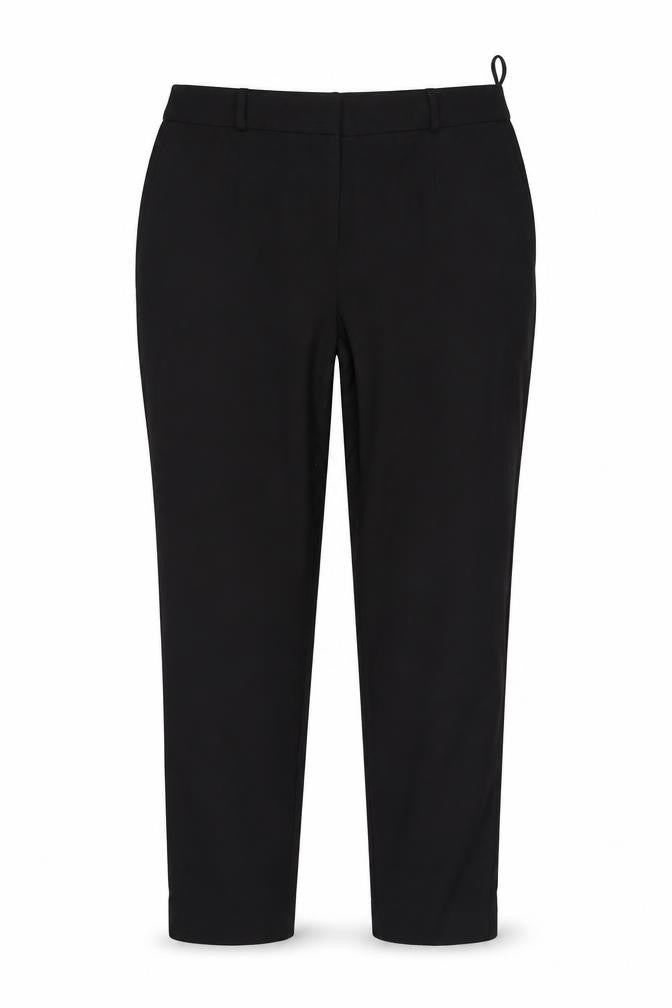 M&Co Womens Black Houndstooth  Trousers  Size 12 L27 in