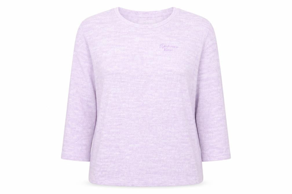 Front view of F&F women’s purple jumper, size UK 16