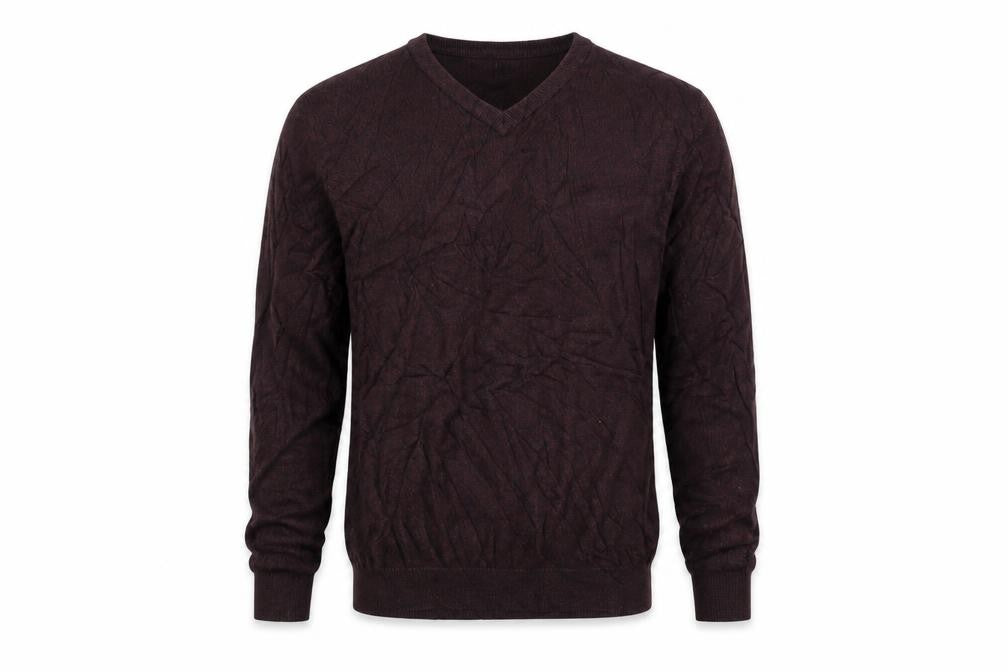 Front view of Tu men’s pink jumper, size M