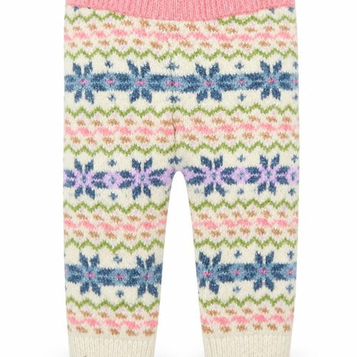 M&S Baby Beige Geometric  Capri Trousers Size 3-6 Months