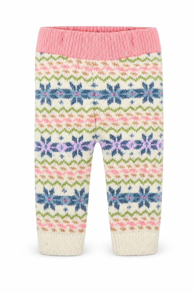 M&S Baby Beige Geometric  Capri Trousers Size 3-6 Months