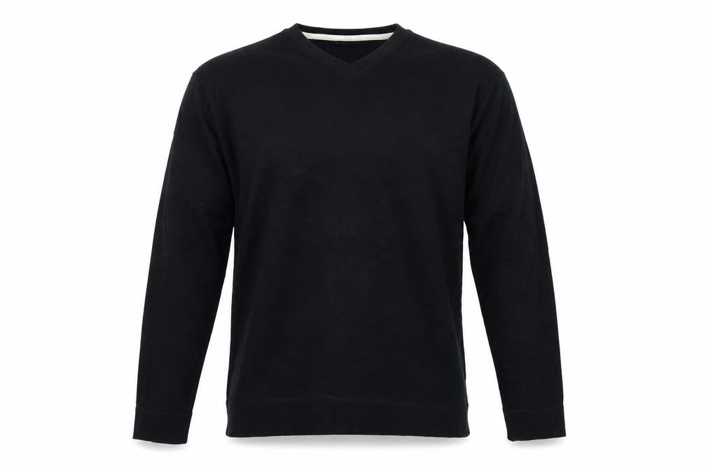 Front view of Burton men’s black jumper, size L