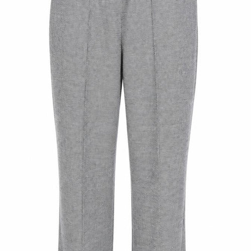 Classic Womens Grey Argyle/Diamond  Bloomer Trousers Size 12 L26 in - Comfort Plus
