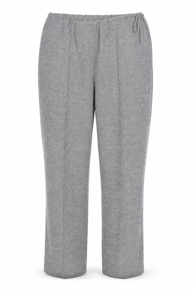 Classic Womens Grey Argyle/Diamond  Bloomer Trousers Size 12 L26 in - Comfort Plus