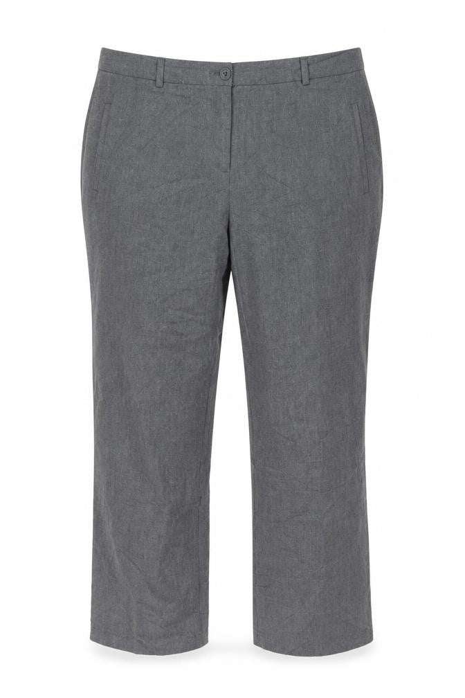 M&S Womens Grey   Dress Pants Trousers Size 14 L26 in