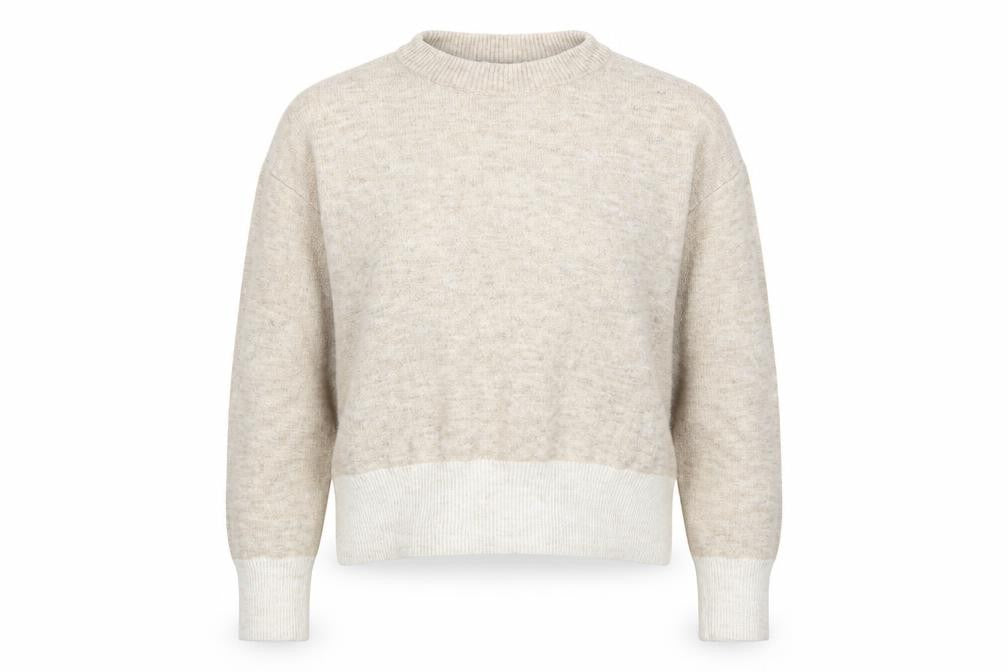 Front view of H&M women’s brown jumper, size XS