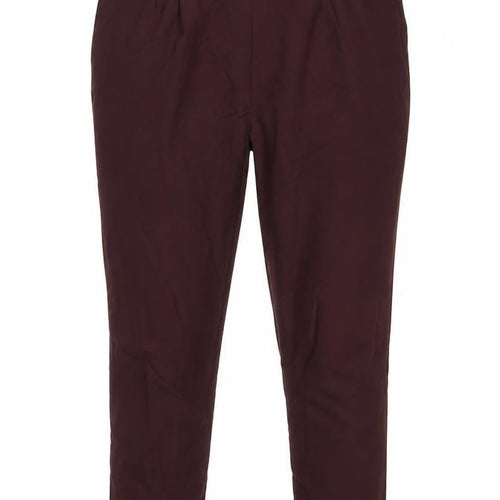 Afibel Womens Red   Trousers  Size 38 in L29 in