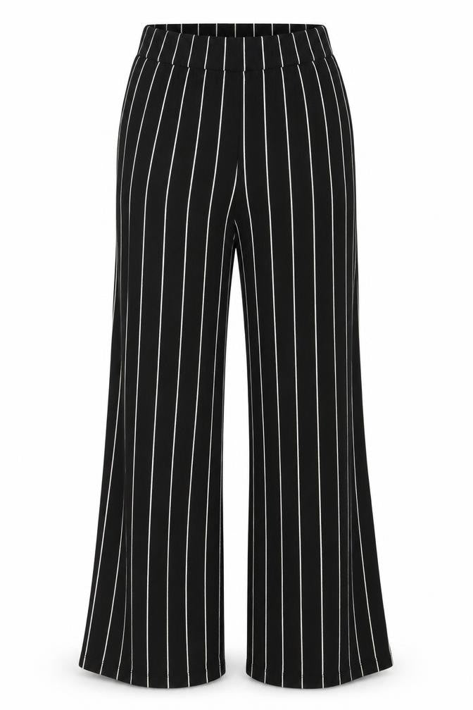 Divided Womens Black Striped  Trousers  Size S L23 in