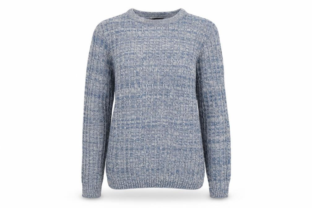 Front view of River Island women’s blue jumper, size S
