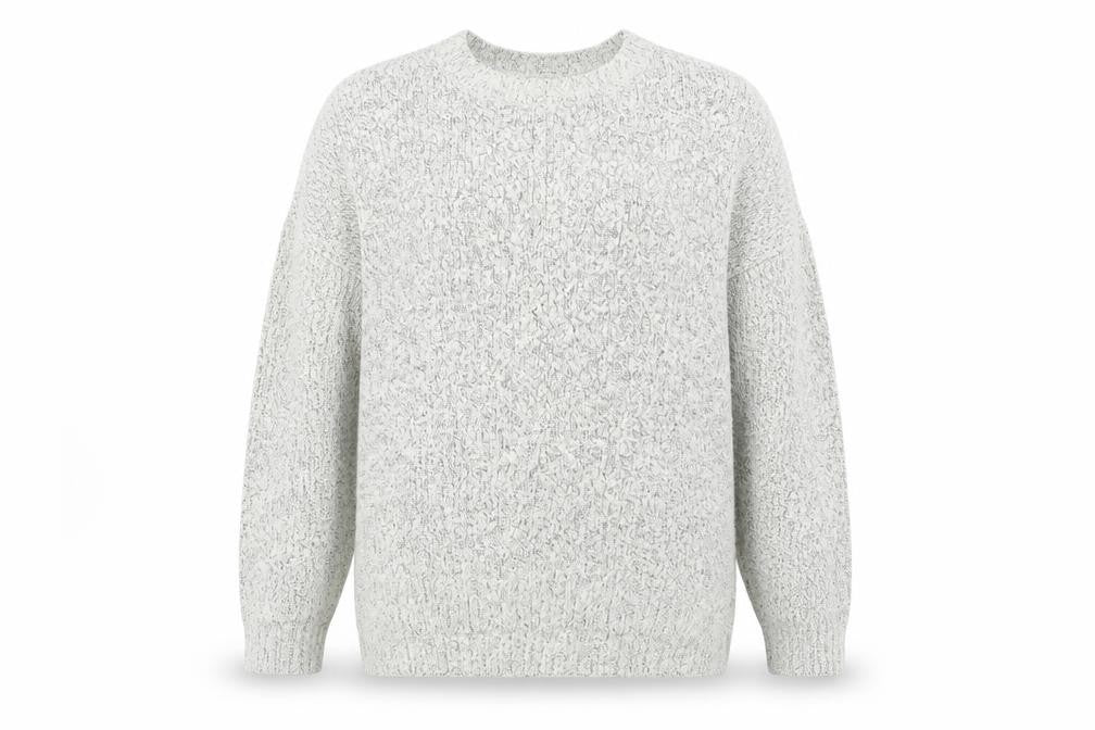 Front view of New Look women’s grey jumper, size S