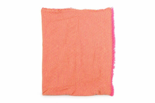 Front view of Preworn women’s orange shawl/wrap