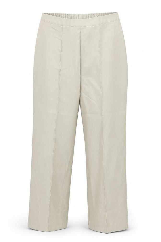 Unity Womens Beige   Trousers  Size 16 L25 in - Elastic Waist