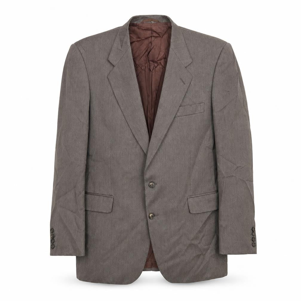 Front view of Mr Harry men’s brown jacket blazer, size 44