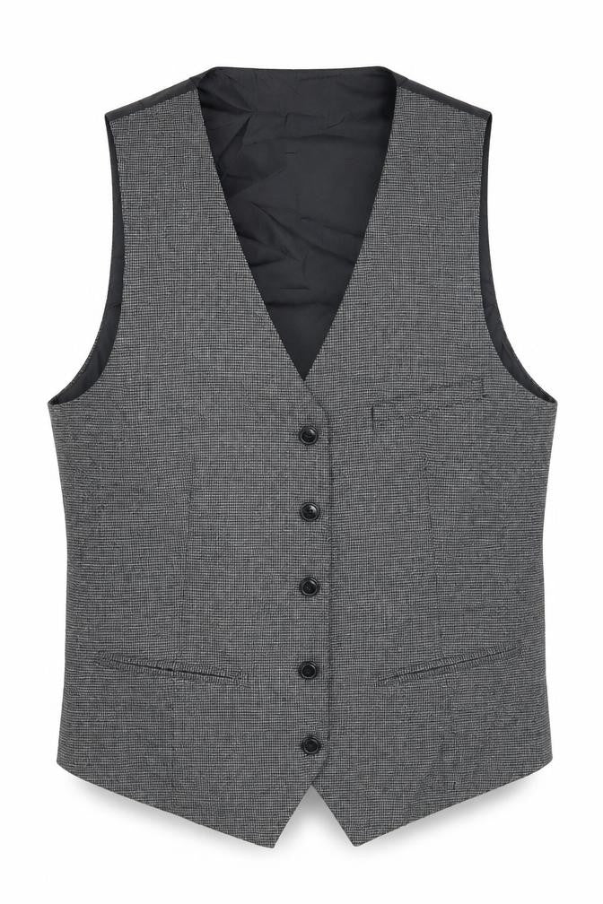 H&M Mens Grey   Jacket Suit Waistcoat Size 36