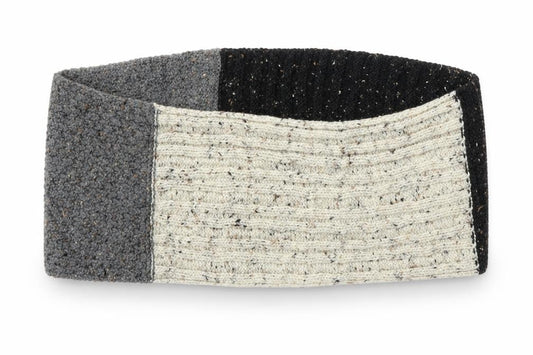 Front view of Preworn women’s grey knit shawl/wrap