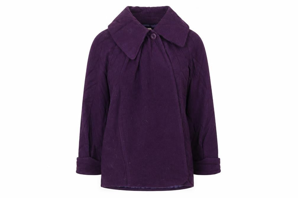 Front view of JoJo Maman Bébé women’s pink jacket, size UK 14