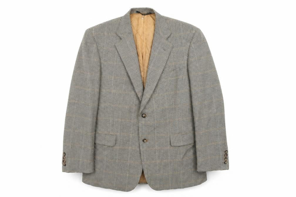 Front view of Marks & Spencer men’s brown jacket suit jacket, size 42
