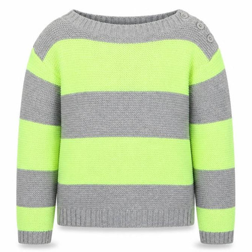 Gap Girls Green Striped  Pullover Jumper Size 6 Years