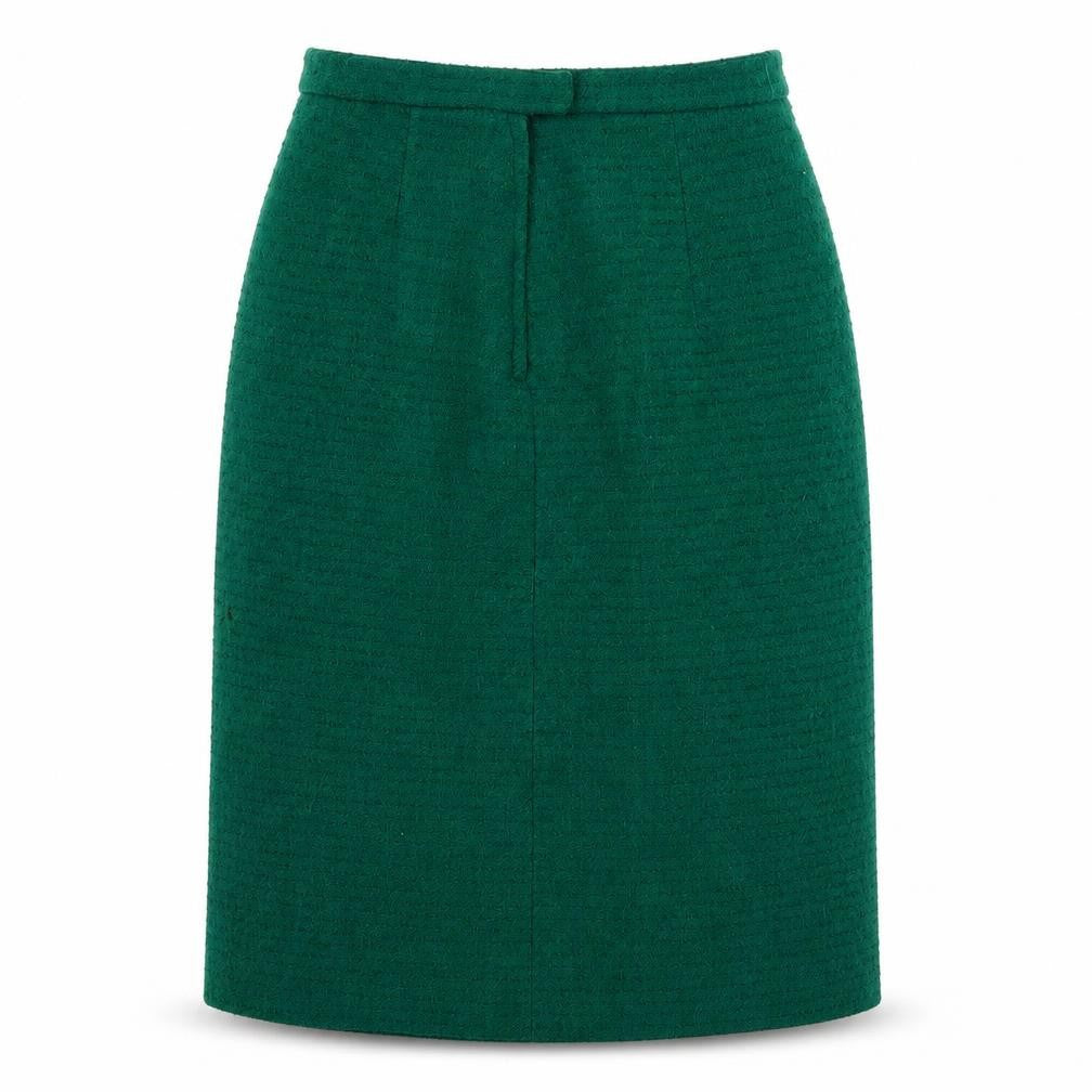 Preworn Womens Green  Rayon Straight & Pencil Set Size 30