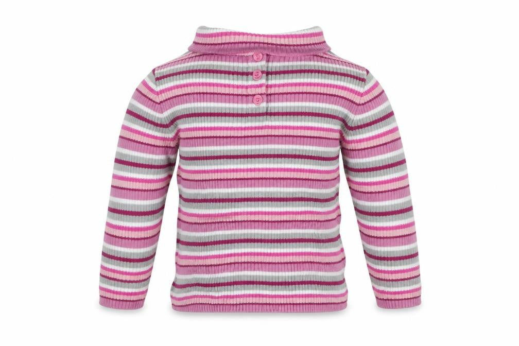 George Baby Multicoloured Striped  Henley Jumper Size 12-18 Months