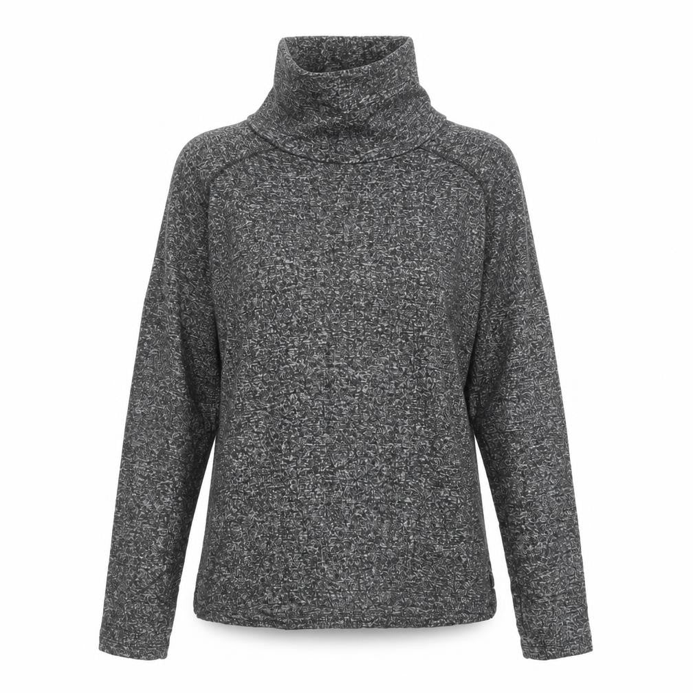 Front view of Warehouse women’s grey jumper, size UK 8