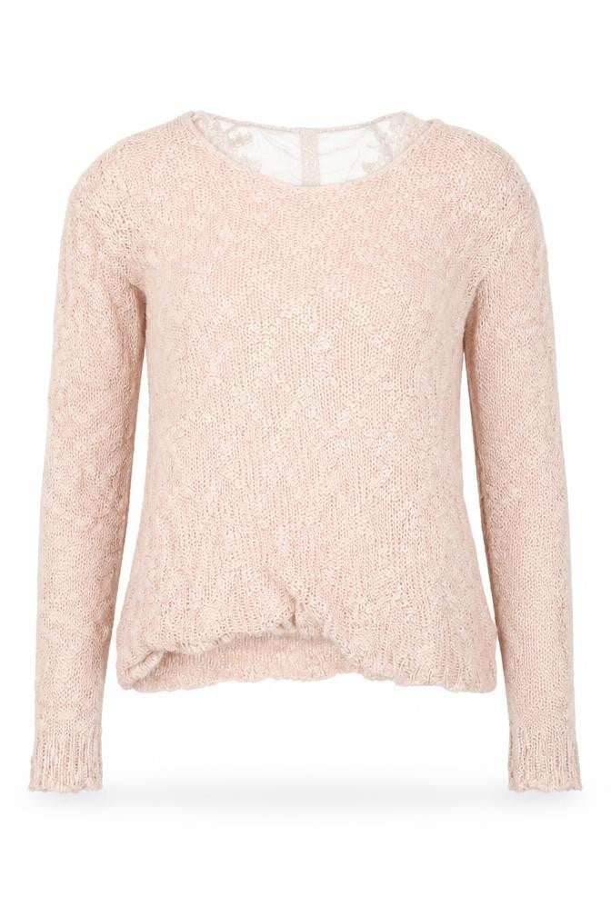 Apricot Womens Pink  Knit Pullover Jumper Size S