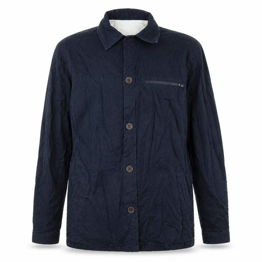 Pull&Bear Mens Blue   Jacket  Size S  - Follow No One