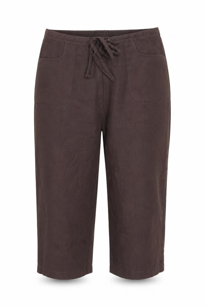 Classics Womens Brown   Cropped Trousers Size 36 in L21 in