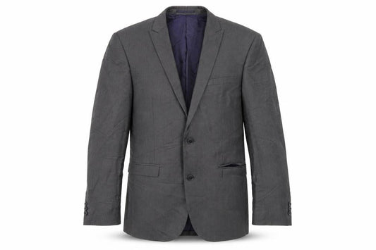 Front view of Next men’s grey jacket blazer, size M