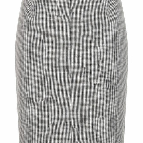 Gallara Womens Black Check  Straight & Pencil Skirt Size 30 in