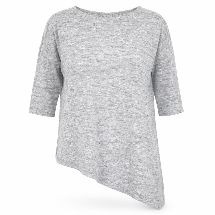 Wallis Womens Grey Basic T-Shirt Size M