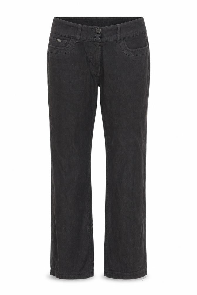 Per Una Womens Black  Denim Straight Jeans Size 8 L28 in