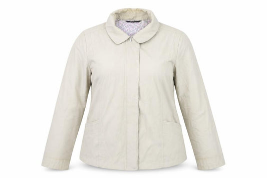 Front view of Bonmarché women’s beige jacket, size L