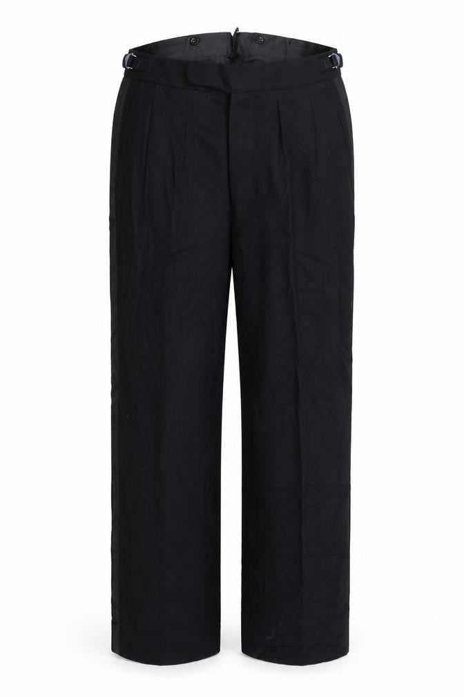 Preworn Womens Black  Rayon Trousers  Size 32 in L30 in