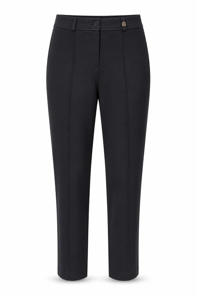 Basler Women's Grey Cotton Trousers Size 32 in