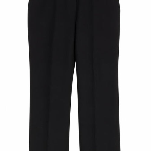 Preworn Womens Black   Trousers  Size 32 in L31 in