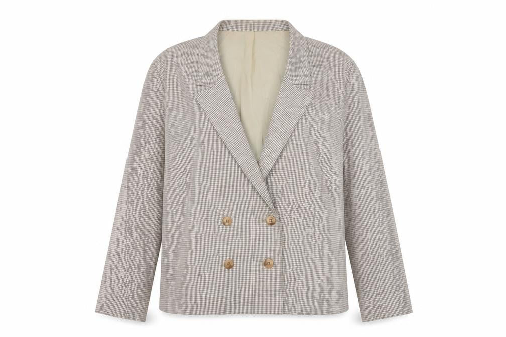 Front view of ADDITIONS women’s ivory jacket blazer, size UK 16