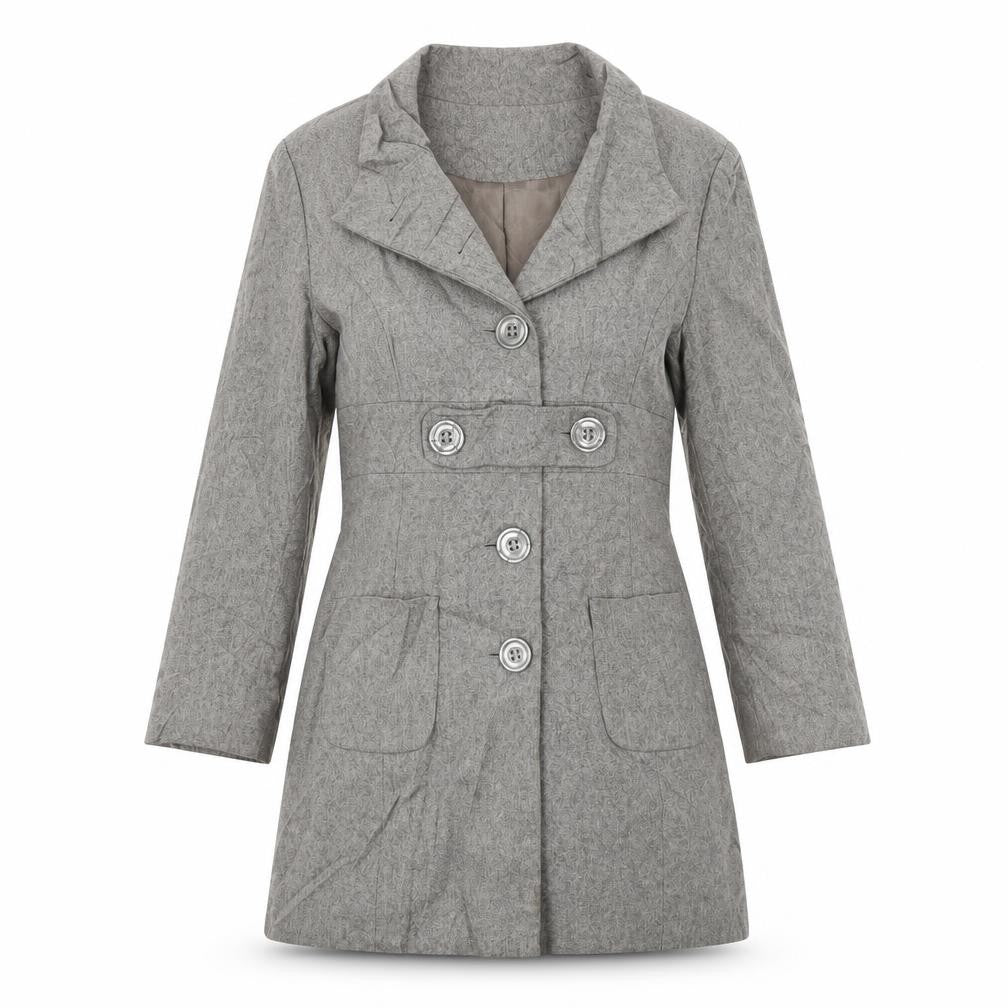 Topshop Womens Grey   Jacket Coat Size 10