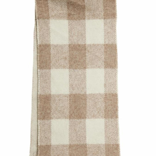Preworn Girls Brown Check  Scarf Scarves & Wraps Size Regular
