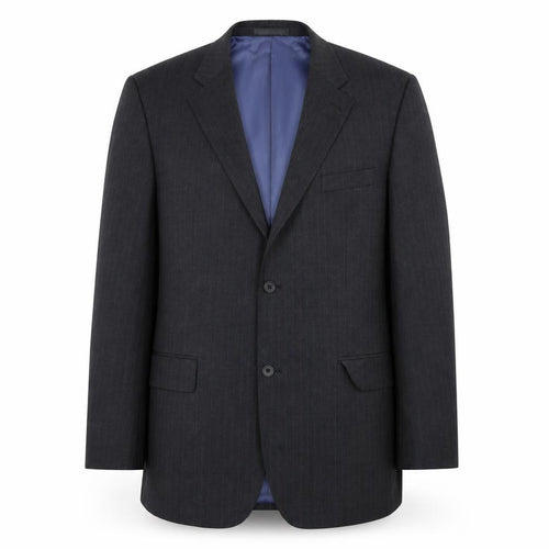 greenwood Mens Grey Striped  Jacket Suit Jacket Size XL