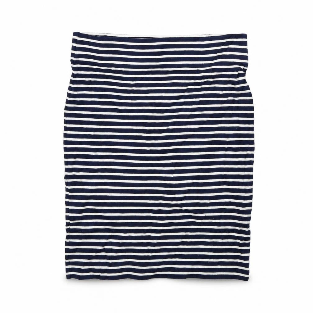 Jack Wills Womens Blue Striped  A-Line Skirt Size 6
